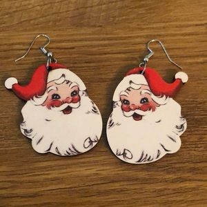 Santa Claus Christmas earrings